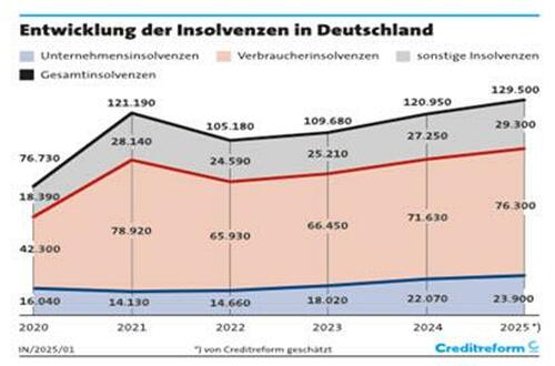 Germany’s Banking Sector Faces Growing Crisis Amid Record Insolvencies